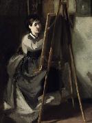 Portrait of Sister as Artist Eva Gonzales